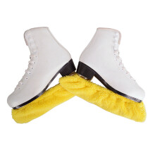 1 Pair Thicken Long Fleece Ice Skating Figure Skate Blade Cover Guard Protector Elastic Anti-rust Water Uptake S M L XL XXL