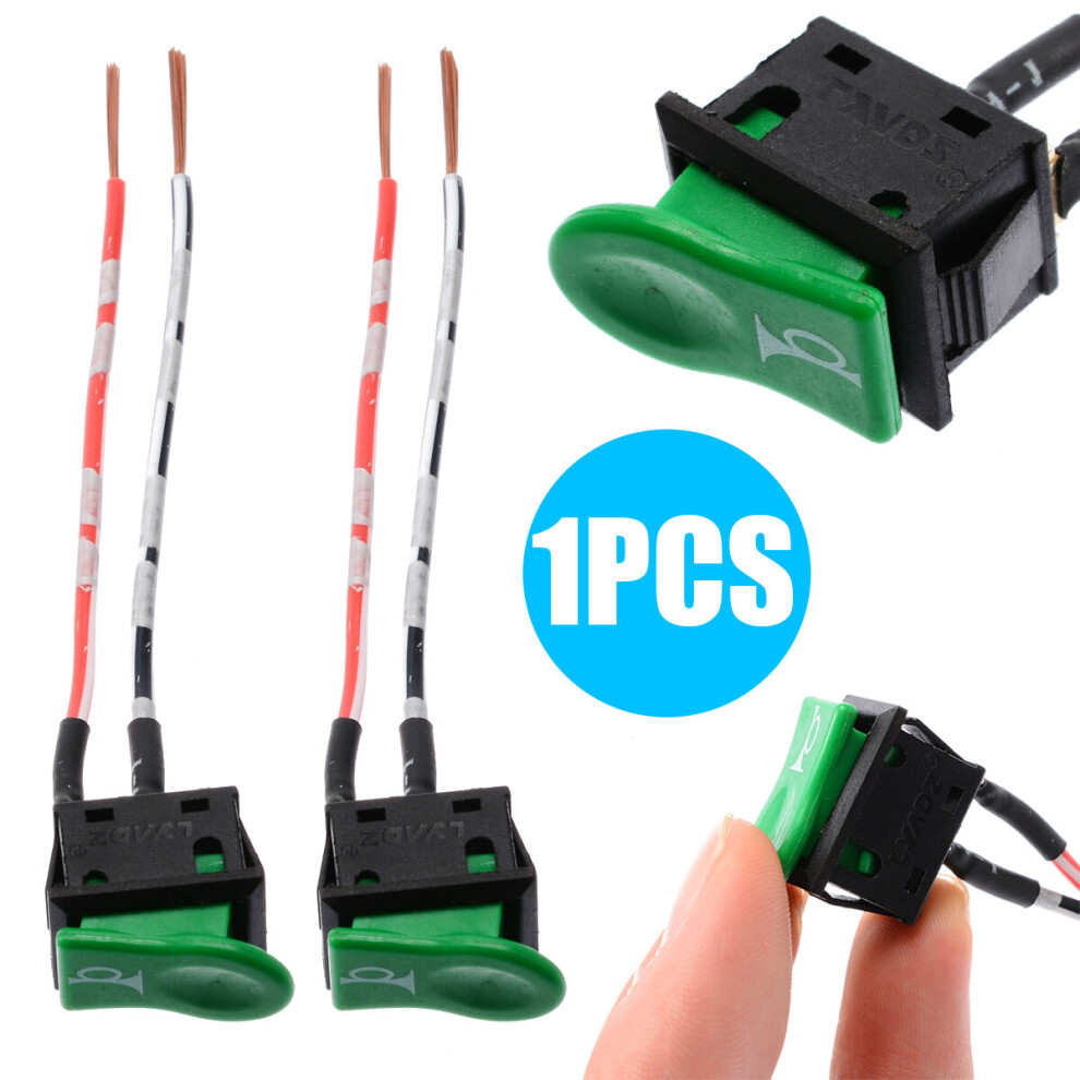 Hot Universal Car Horn Switch Button E-Bike Motorcycle Horn Momentary Push Switch Abs Plastic Green 5063131449266