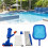Basic Pool Maintenance Kit Suction Head Cleaning Skimmer Kit Pool Cleaning Tool Accessories Quick Cleaning Pool Bottom 3