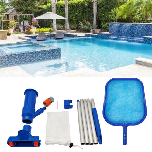Basic Pool Maintenance Kit Suction Head Cleaning Skimmer Kit Pool Cleaning Tool Accessories Quick Cleaning Pool Bottom 2