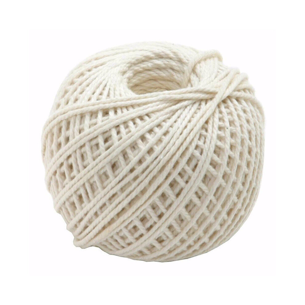 1Roll 110-Feet Cooking Tools Butcher's Cotton Twine Meat Prep Trussing Turkey Barbecue Strings Meat Sausage Tie Rope Cord 5063131377934