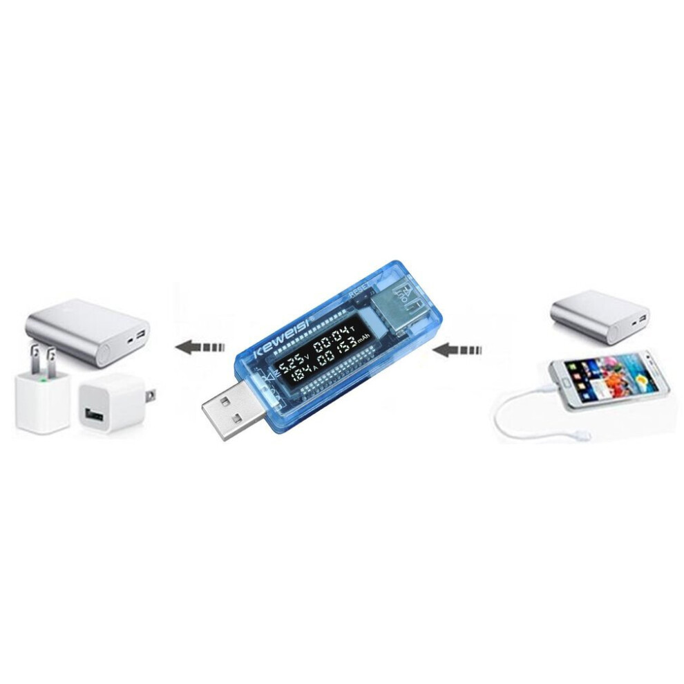 Usb Volt Current Voltage Doctor Charger Capacity Power Bank Tester Meter 5063131608267