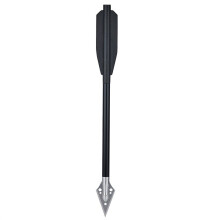 6/12/24 Pcs Crossbow Arrows Archery Aluminium Arrow Shaft 6.7 Inch With Black Vanes Hunting Arrowhead for Shooting Accessories