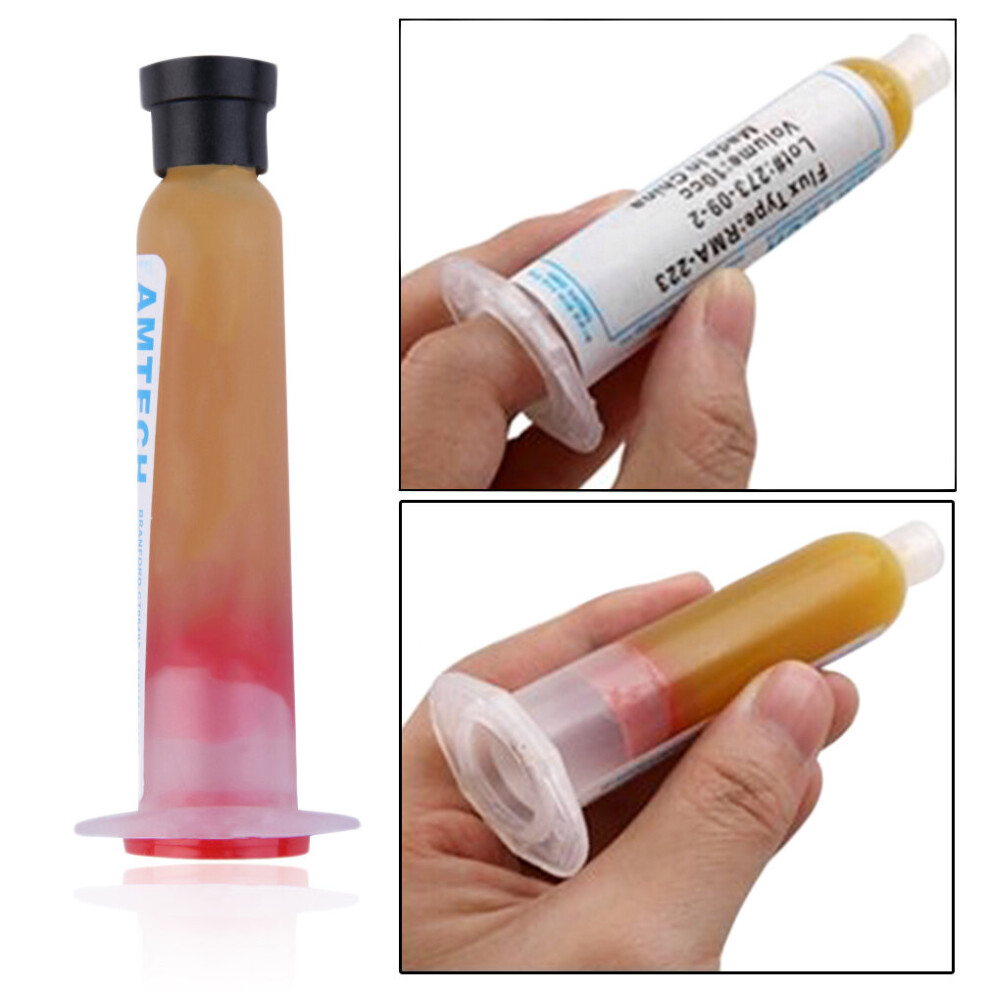 5Pcs Solder Soldering Paste Flux Grease Rma-223 10Cc For Led Bga Smd Pga 5063131607451
