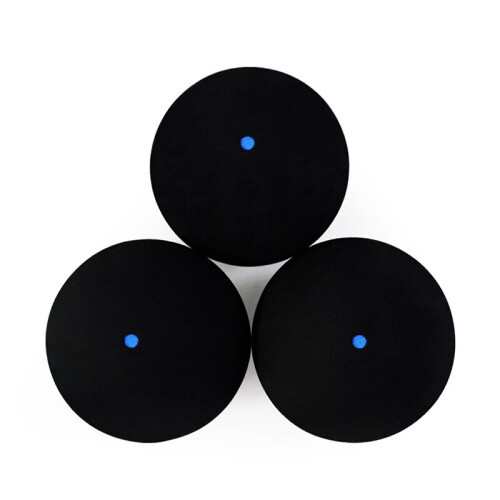 1Pc /2Pcs/ 4Pcs Blue Point Squash Balls Rubber Squash Racket Balls Squash Training For Beginner Single Blue Dot Squash Balls