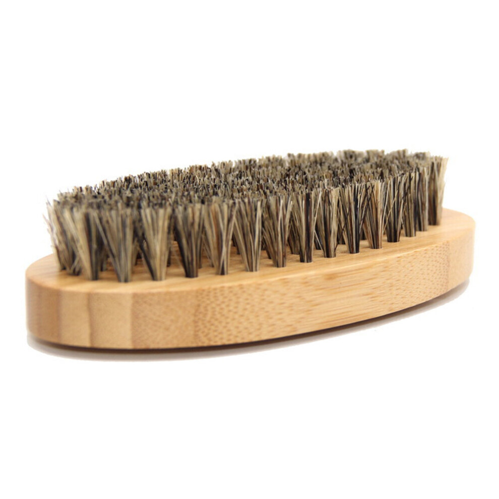 Wejoy Eco Friendly Boar Bristle Men's Shaving Brush Portable Barber Natural Beard Brush For Facial Cleaning Mustache Tools