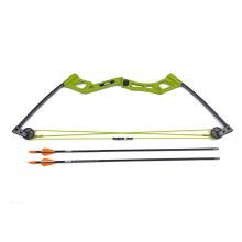 2 Colors Compound Bow and Arrows Hunting Bow and Arrow Set Pulley Shooting Bow for Kids Youngster