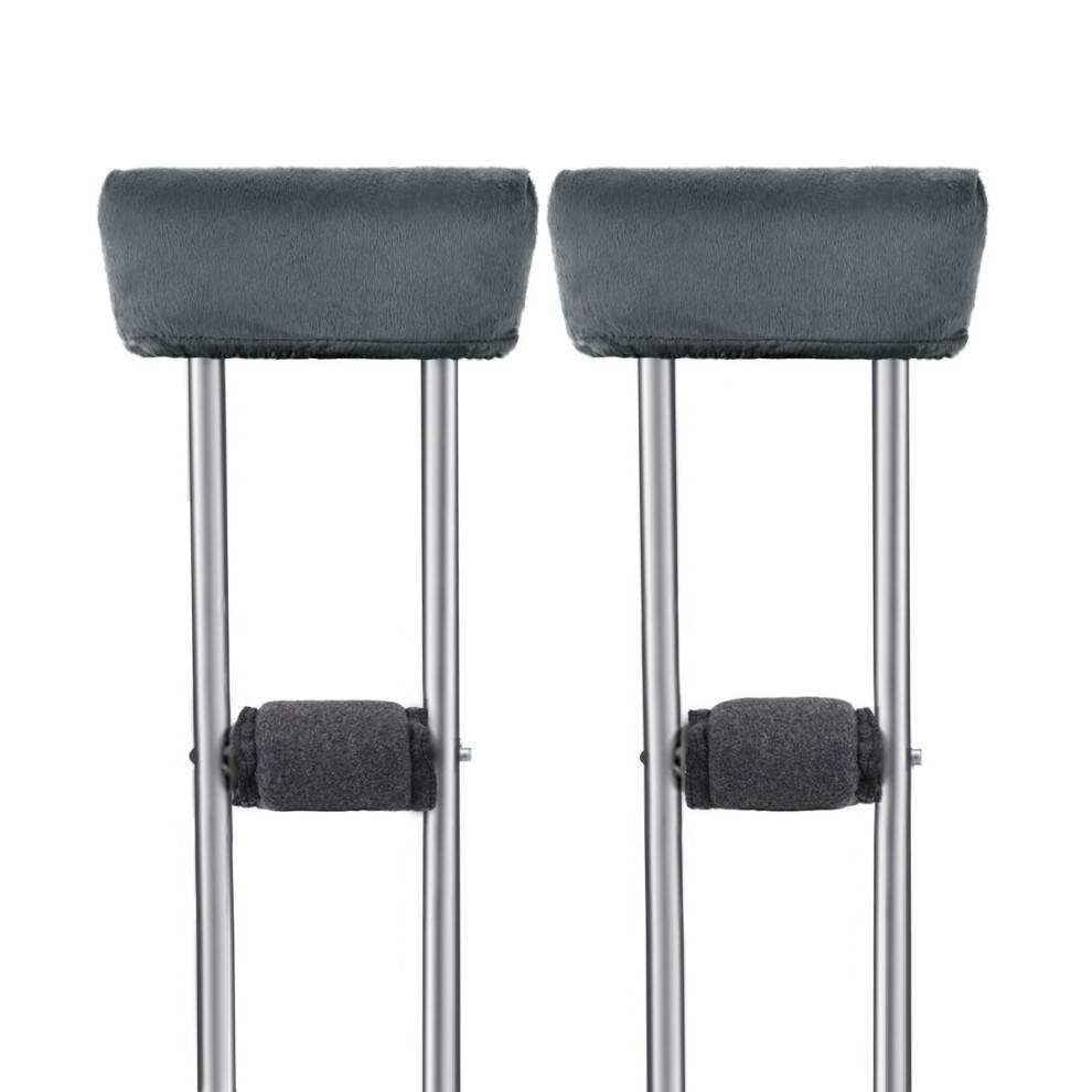 Wejoy Healifty 4Pcs Crutch Pads Universal Underarm And Hand Grip Padding For Arm Crutches Elastic Walking Stick Sponge Pads