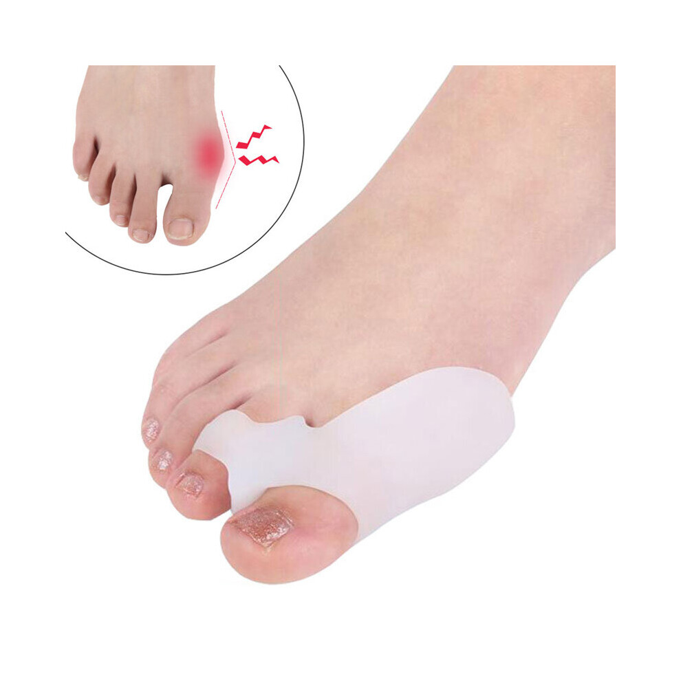 Wejoy Soft Silicone Gel Toe Separator Finger Straighter Orthopedic Hallux Valgus Corrector Thumb Bunion Spacers Pedicure Foot Tool