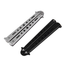 Portable Size Stainless Steel Practice Training Butterfly Style Comb Cool