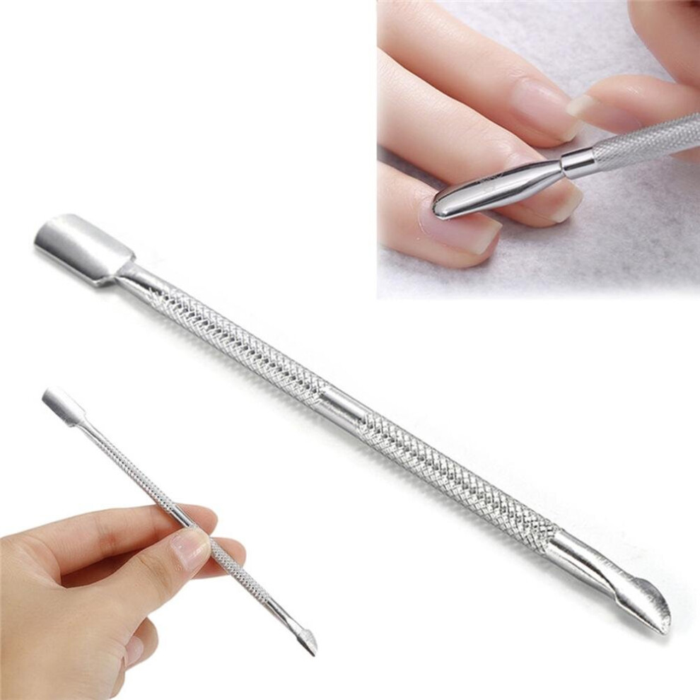 Wejoy Stainless Steel Cuticle Pusher Spoon Uv Gel Polish Soak Off Remover Nail Art Trimmer Nail Cleaner Manicure Pedicure Tool