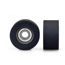 Fitness equipment accessories guide wheel rubber coated roller rowing machine sports equipment pulley accessories