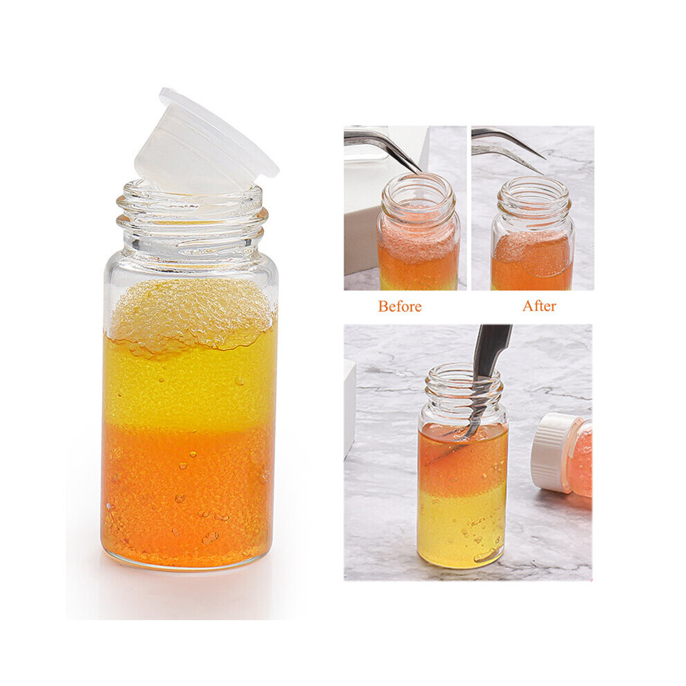 Wejoy 15/30Ml Bottle Professional Eyelash Glue Remover Liquid Eyelash Tweezers Cleaning Sponge Eyelashes Extension Cleaner Makeup