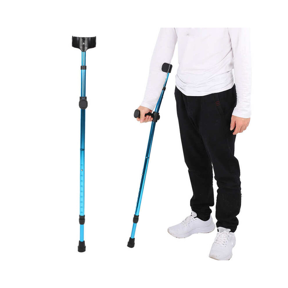 Wejoy Portable Folding Walking Stick Adjustable Telescopic Underarm Cane Crutch Aluminum Alloy Crutches For Elderly Disabled Seniors