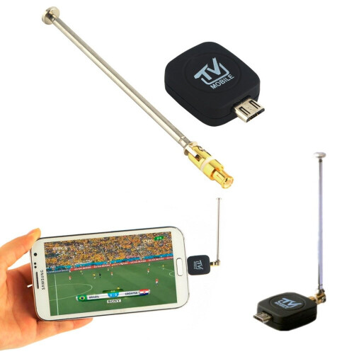 1 pc Mini Micro USB DVB-T Input Digital Mobile TV Tuner Receiver for Android 4.1-5.0 EPG Supporting HDTV Receiving 1