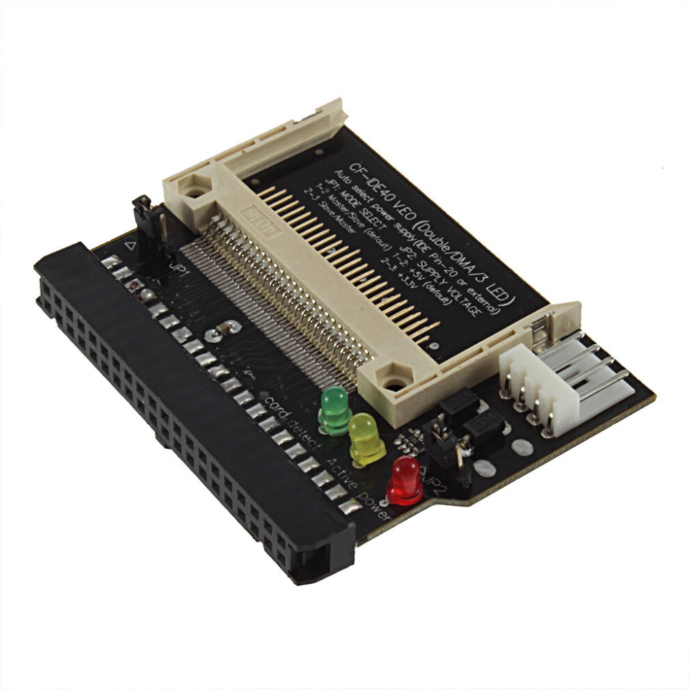 Compact Flash Cf To 3.5 Female 40 Pin Ide Bootable Adapter Converter Card 5063131615135