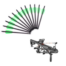 6pcs Linkboy Archery 7.5/15inch Spine350 Crossbow Hunting Carbon Arrow R-9 Hunting Archery Shooting Crossbow