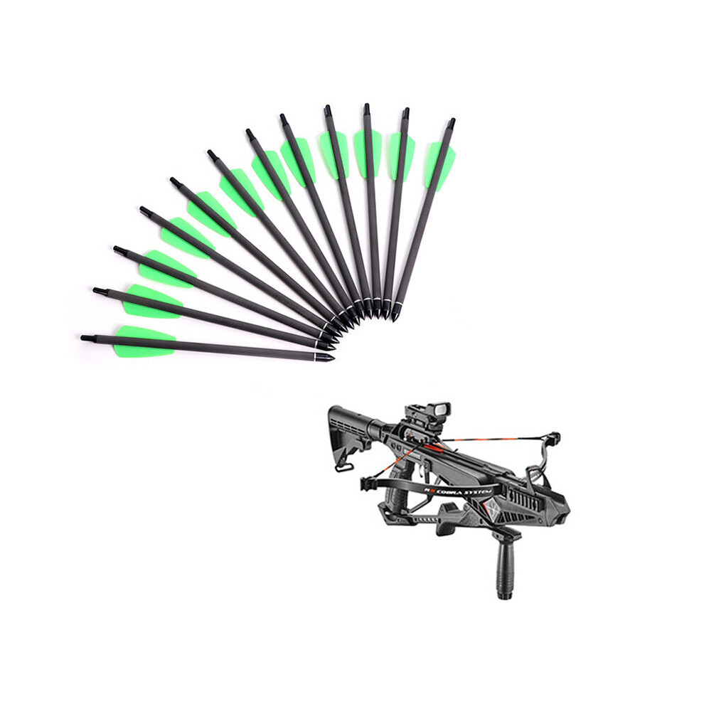 6pcs Linkboy Archery 7.5/15inch Spine350 Crossbow Hunting Carbon Arrow R-9 Hunting Archery Shooting Crossbow