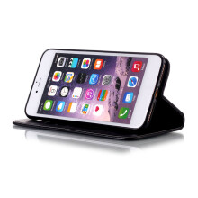 PU Leather Wallet Type Stand Flip Phone Cover Case Suitable For iPhone7 plus