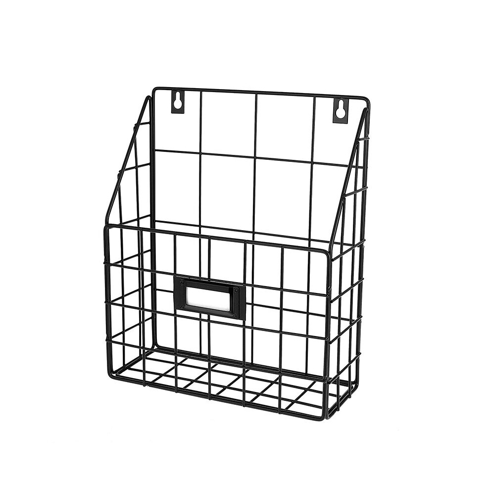 Wire Mail Basket - Wall Mounted Hanging Folder/Document Organizer - Economic & Easy to Install Tray for Home Office & More (1 Sl-image-OPC-PBNXCSG-NEW