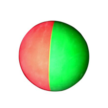 1 Piece 6cm Bi-color Racquet ball Squash Low Speed Rubber Hollow Squash Ball Training Competition High Elasticity Random Color
