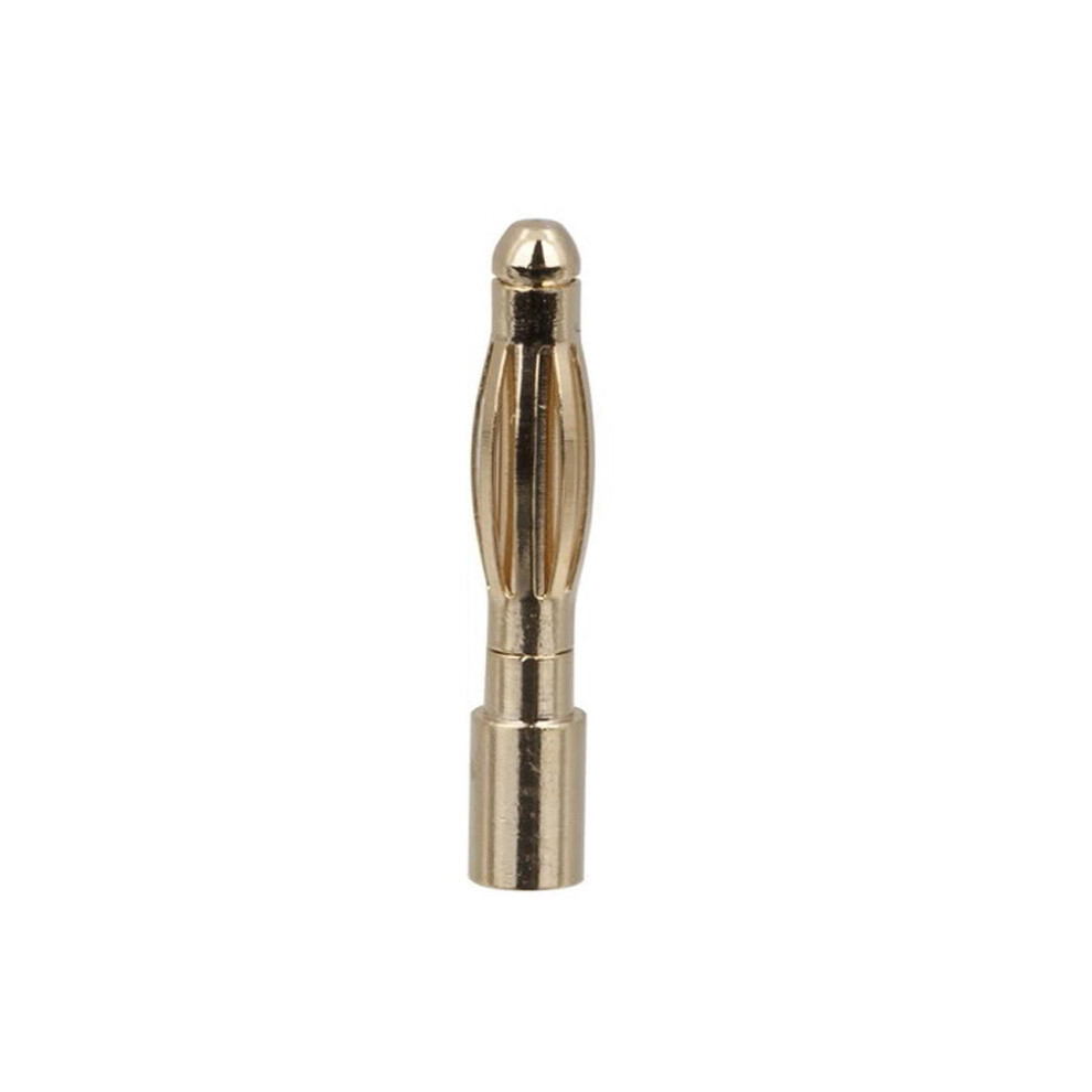 New 2.0 Male Gold Bullet Banana Plug Connectors Rc Battery Electronic Hook 5063131626544