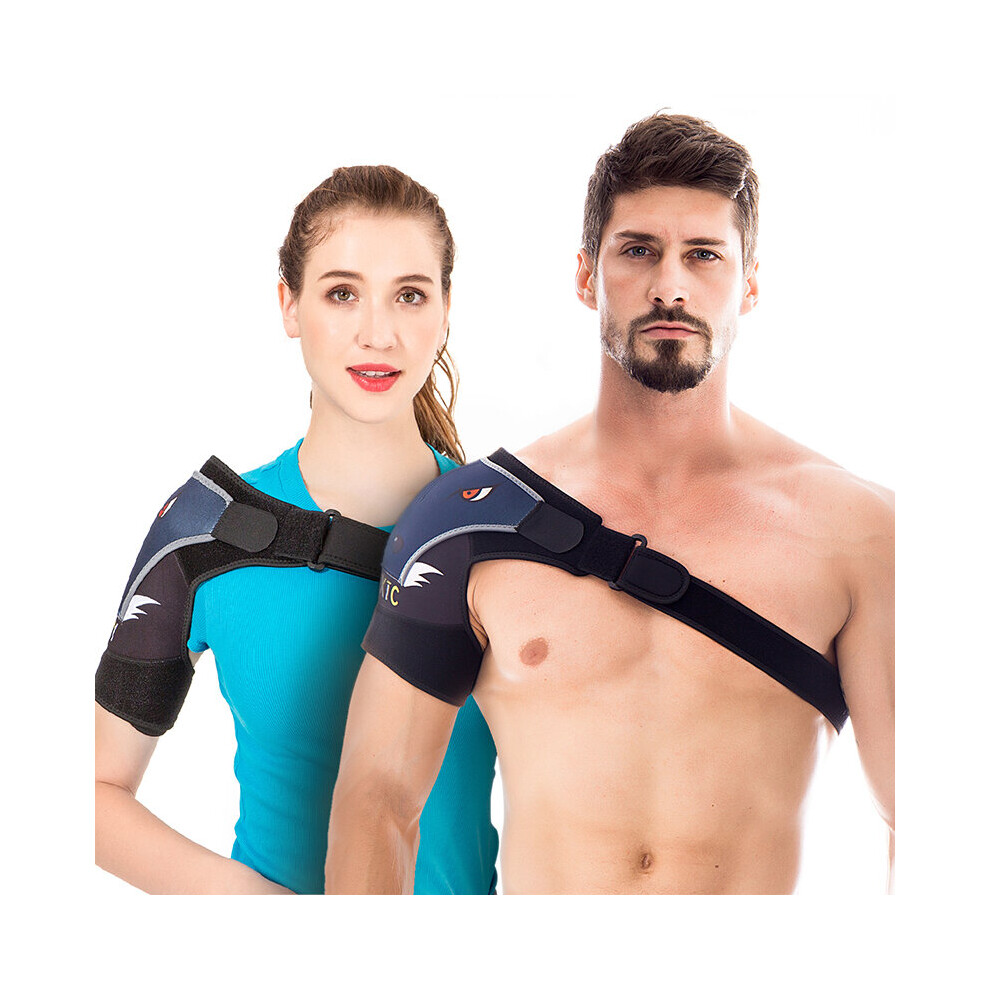 Wejoy Light Shoulder Stability Brace For Men And Women Pressure Pad Breathable Neoprene Shoulder Support Shoulder Pain Compression Sleeve