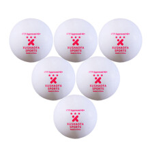 6pcs Professional Table Tennis Ball 3star High Quality Amateur Advanced White Durable ABS Ping Pong Sports Competition Training