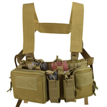 Tactical Vest Chest Bag Gear Pack Magazine Pouch Holster Paintball MOLLE System Men Military Outdoor Protection Airsoft Pistol