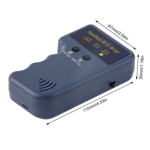 Handheld 125KHz RFID Copier/Writer/Readers/Duplicator With 10PCS ID Tags 2