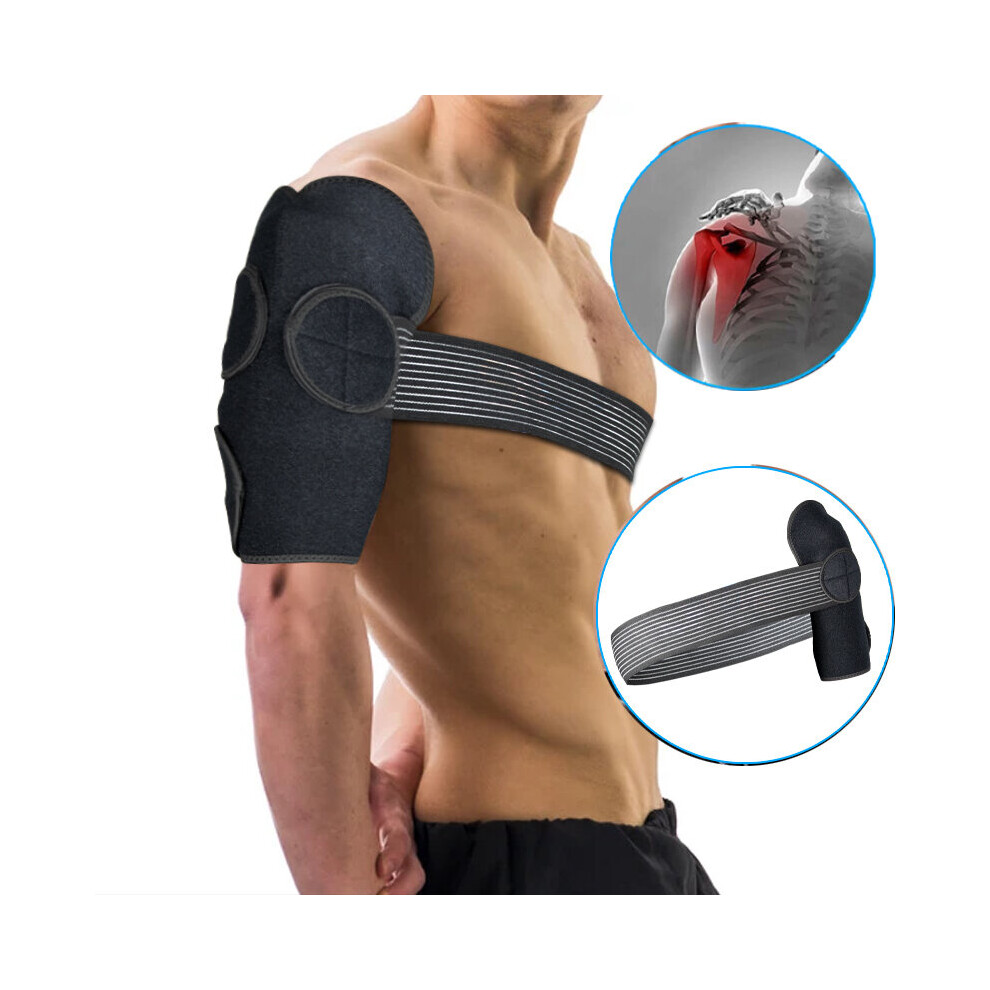 Wejoy Shoulder Compression Sleeves Breathable Gym Sports Shoulder Support Back Brace Bandage Strap Wrap Belt Band Pain Ice Pack