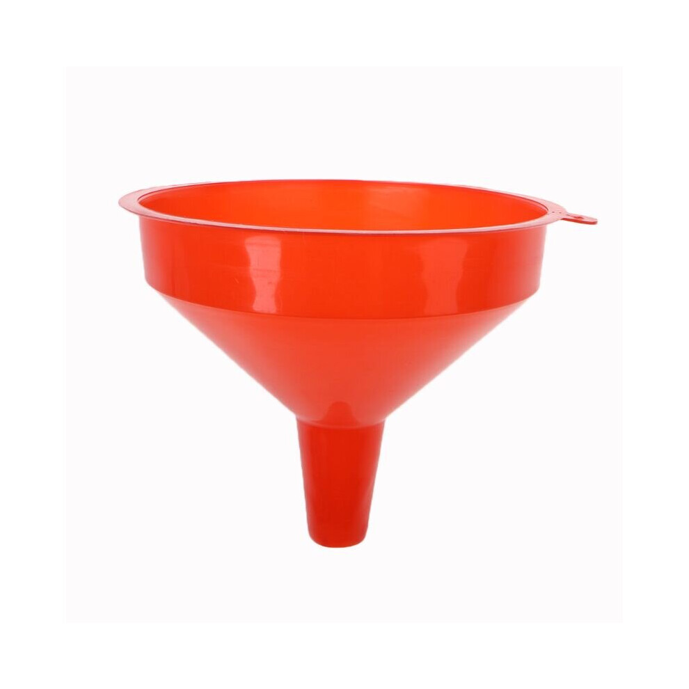17.5X14.5cm Plastic Filling Funnel Spout Pour Oil Tool Petrol Diesel Car Styling For Car Motorcycle Truck Vehicle Red 5063131526837