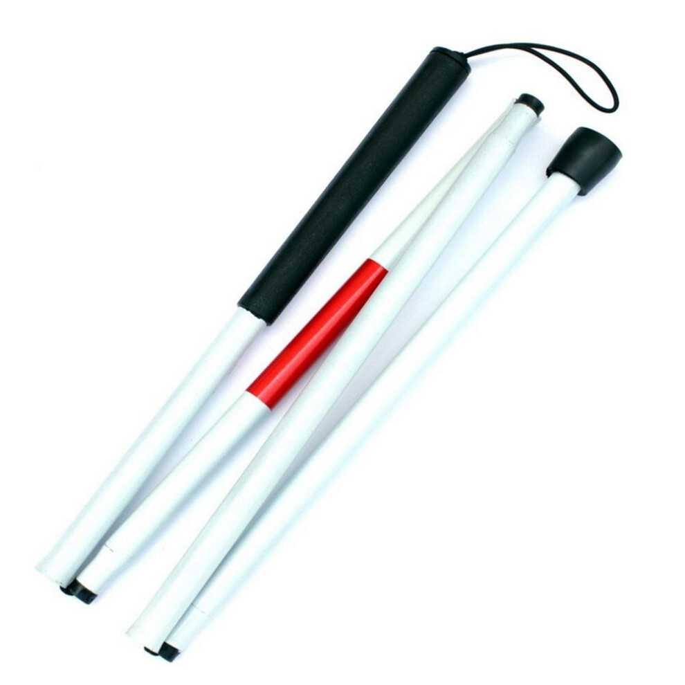 Wejoy Lacyie 2018 New Folding Blind Guide Stick Visually Impaired Crutch Cane Blind Walking Stick Walker Aluminium Easy Stylish