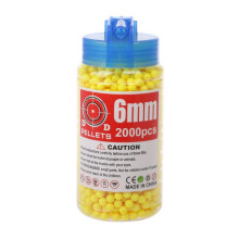 2000PCS 6mm Bb Paintball With Box Toy Gun Hard Plastic Figure Ball BB Gunner Shotgun Bullets Pistol Sniper Bullet