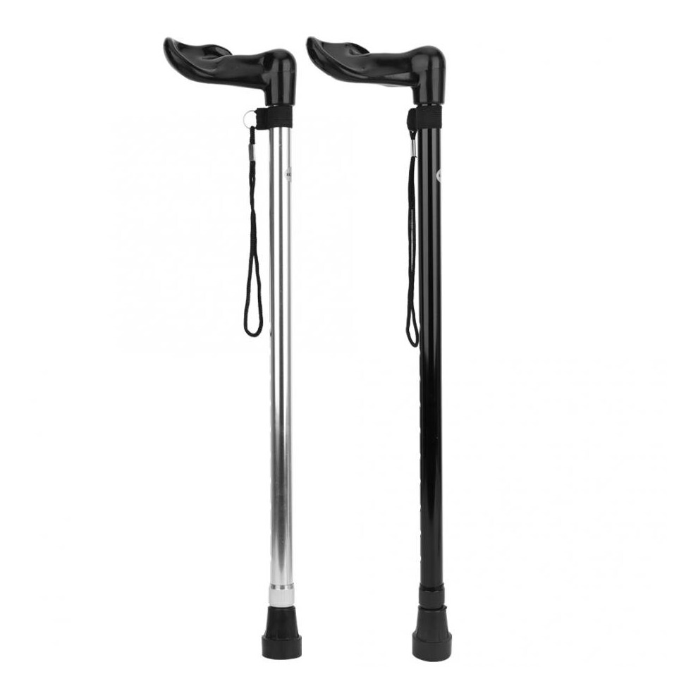 Wejoy 98Cm Telescopic Walking Stick Load Bearing 250Kg Aluminium Alloy Trekking Poles Anti-Skid Elderly Cane Hiking Stick Climb Tools