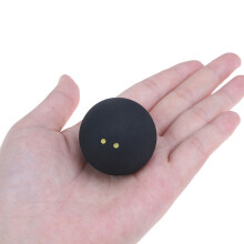 Tool Squash Ball Low Speed Durable 4cm Round Two Yellow Dots Competition Rubber Sports Professional Player Small Elasticity