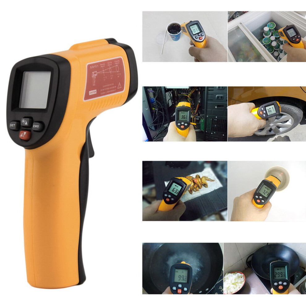 Wejoy Light Digital Infrared Thermometer Non-Contact Lcd Ir Laser Temperature Tester Gun