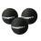 3 Pack Rubber Double Yellow Dot Squash Balls Racing Training Practice Balls 3