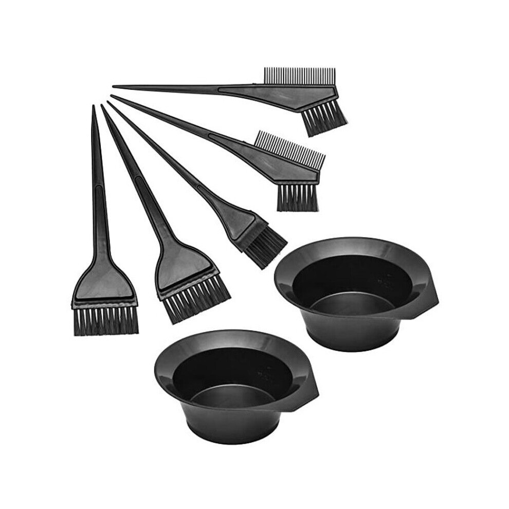 Wejoy 1 Set Hair Dye Color Brush Bowl Set With Ear Caps Dye Mixer Hair Tint Dying Coloring Applicator Hairdressing Styling Accessorie