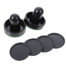 2 Sets Puck Air Hockey Pucks Hockey Accessory Hockey Handles Hockey Paddles for Kids Adults Children Students