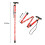 Folding Walking Cane Easy Adjustable Height Folding Extendable Walking Stick Lightweight Flexible Durable Walking Aid Mobility 7