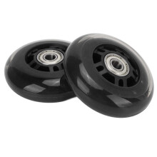 2pcs Skate Shoes Wheels Low Noise Bearing Skates Inline Skating Replacement Wheels with Bearings for Indoor Outdoor Skating