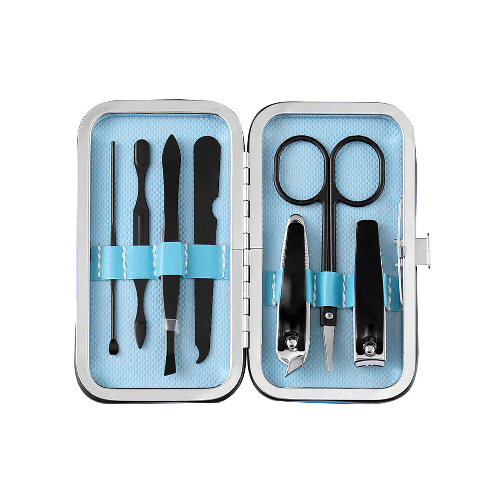 Wejoy Nail Clipper Set 7Pcs Manicure Kit Nail Nippers Scissors With Toenail Pedicure Pliers Toenail Correction Home Tools Trimmer
