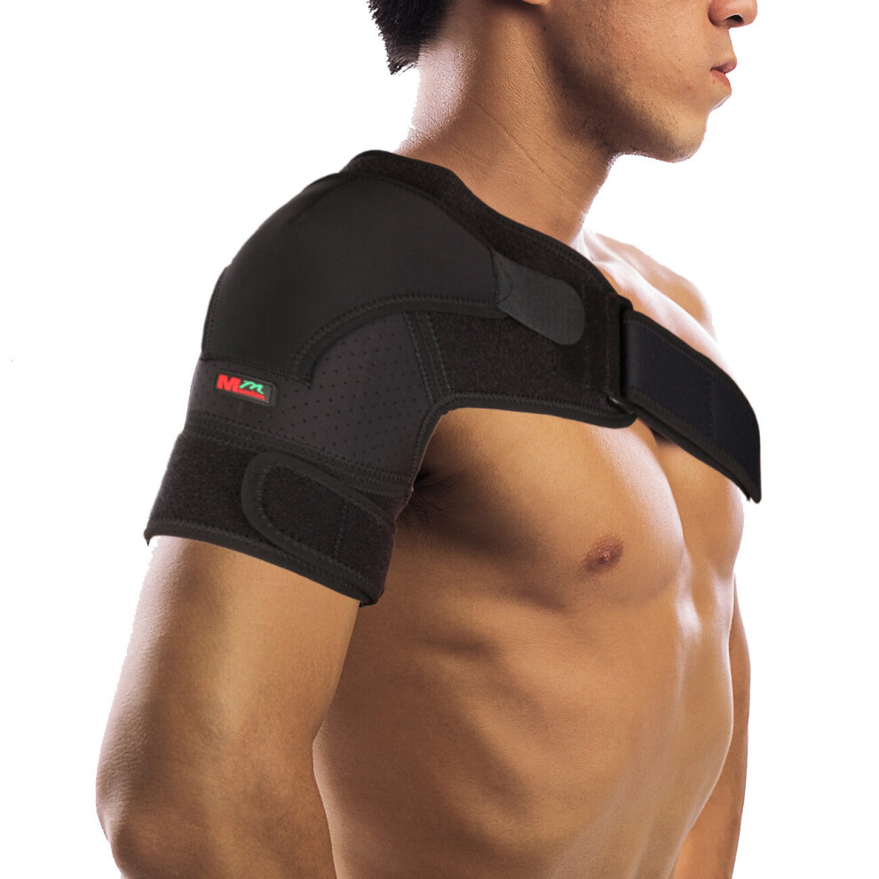 Wejoy Black Shoulder Brace Adjustable Shoulder Support With Pressure Pad For Injury Prevention Sprain Soreness Tendinitis Protector