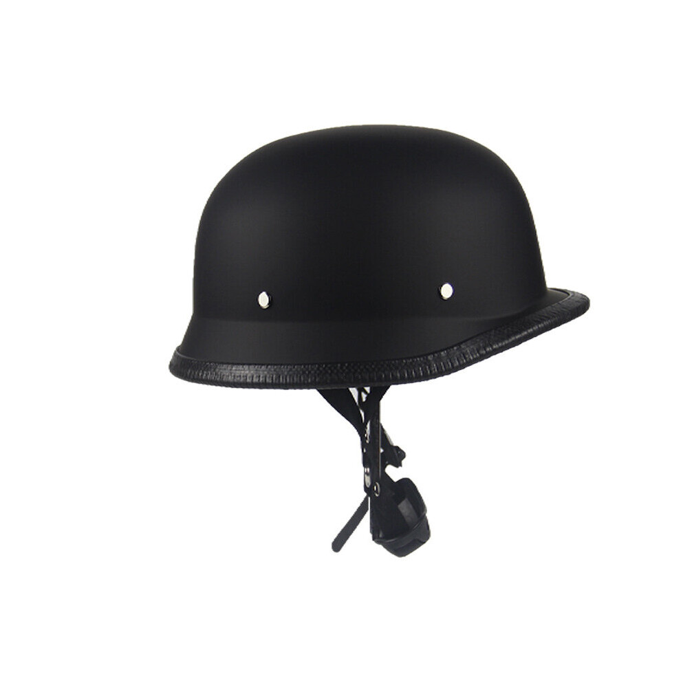 Motorcycle Helmet Casco Moto Helmet Half Face Vintage Retro German Scooter Motorcycle Helmet Dot Approved Motorcycle Accessories Black 5063131495362