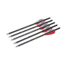 8inches Pure Carbon Crossbow Arrows Outer Diameter 6mm with Small Bolts for Tactical Outdoor Archery Hunting Shooting