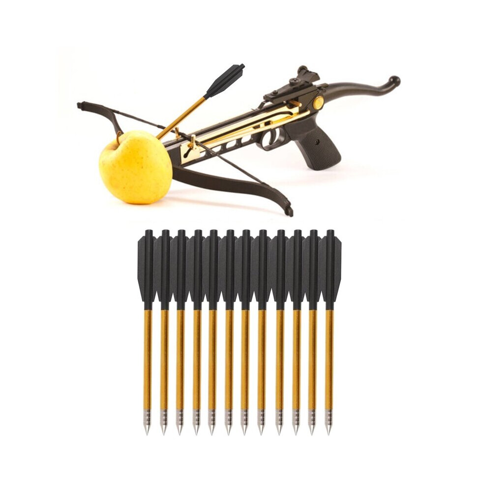 12Pcs/lot Tactic Hunting Arrows 16cm Military Alloy Crossbow Hunting Small Bolts hunting