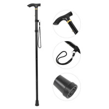 Adjustable Folding Walking Canes Sticks Aid Support Seniors Disabled and Elderly Stick Cane Outdoor Climbing Walking Sticks