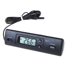 High Quality Digital Thermometer Auto LCD Display In Out Clock for Car Aquarium Thermometer