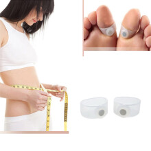 1 Pair Keep Slim Health Slimming Fit Loss Weight Silicone Magnetic Toe Ring